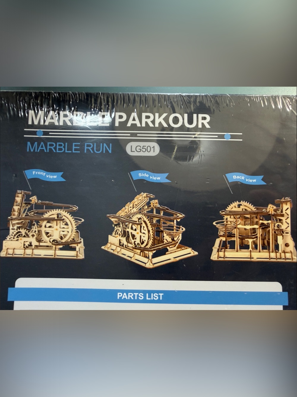 Marble Parkour Wooden Marble Run - Natural Wood Finish - Picture 3 of 5
